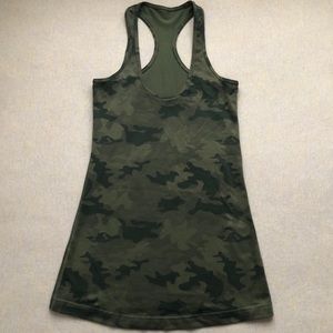 Lululemon savasana camo cool racer back